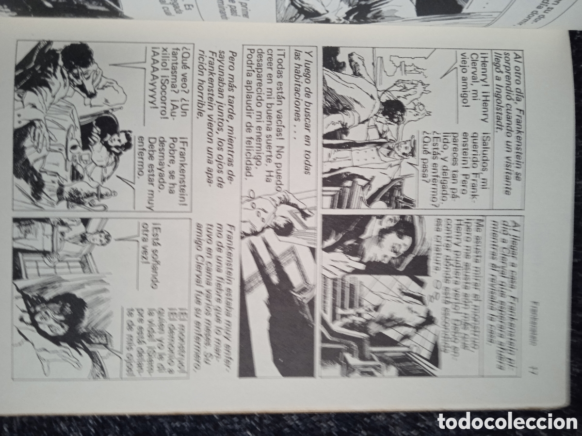 Tebeos: FRANKENSTEIN, - MARY SHELLEY - EN COMIC - Foto 3