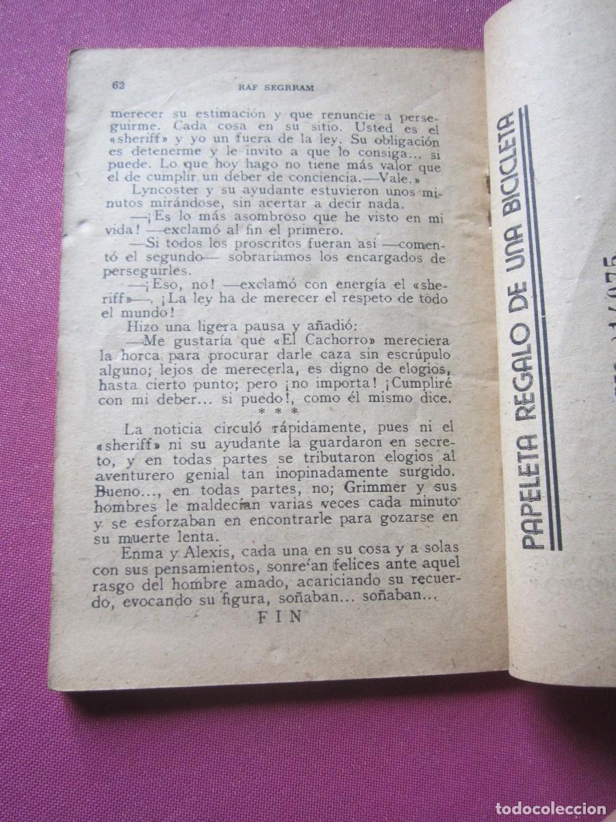 Tebeos: EL CACHORRO EL LADRON ROBADO RAF SEGRRAN, E. REALCE L12 C122. - Foto 5