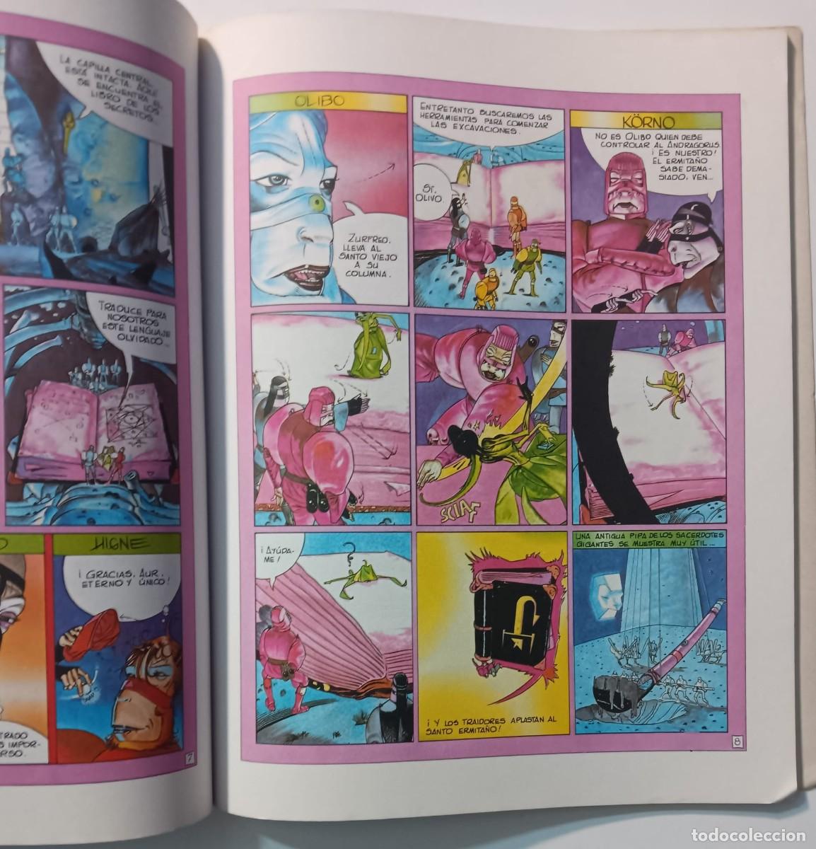 Tebeos: COMIC EL DIOS CELOSO SERIE METAL HURLANT - Foto 2