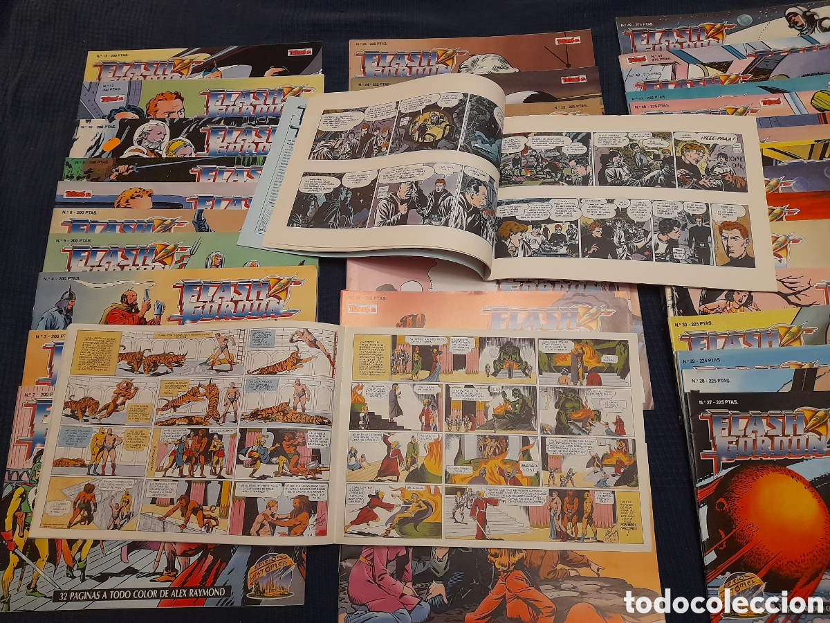 Tebeos: Lote de 46 c&oacute;mics Flash Gordon - Foto 2
