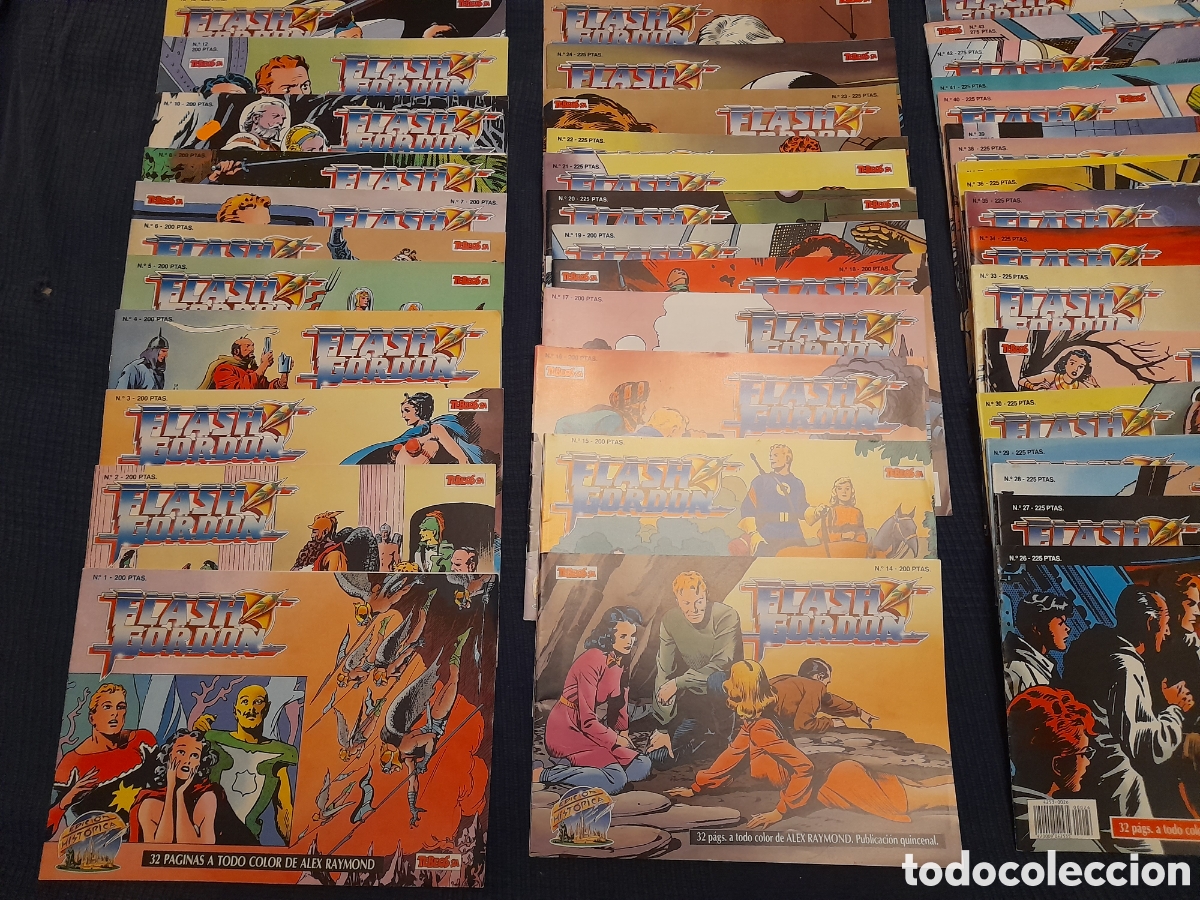 Tebeos: Lote de 46 c&oacute;mics Flash Gordon - Foto 3