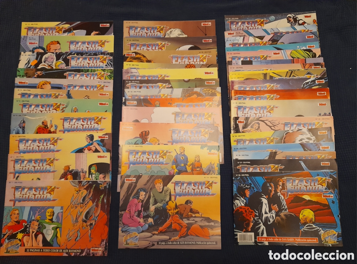 Tebeos: Lote de 46 c&oacute;mics Flash Gordon - Foto 1