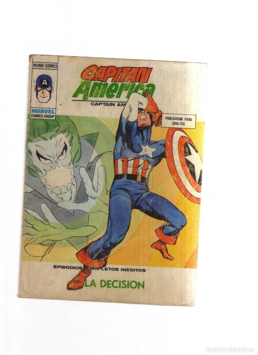 Tebeos: CAPITAN AMERICA LA DECISION N,36 VERTICE - Foto 1