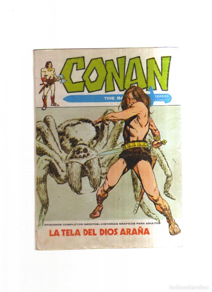 Tebeos: CONAN LA TELA DEL DIOS ARA&Ntilde;A N,7 VERTICE - Foto 1