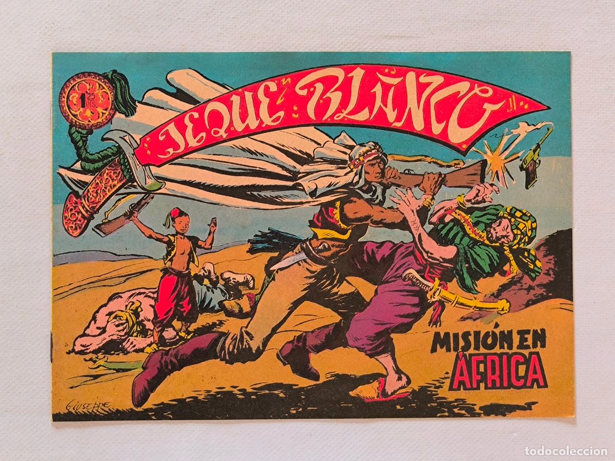 Tebeos: JEQUE BLANCO N&ordm; 1 - MISION EN AFRICA - ROLDAN (7M) - Foto 1