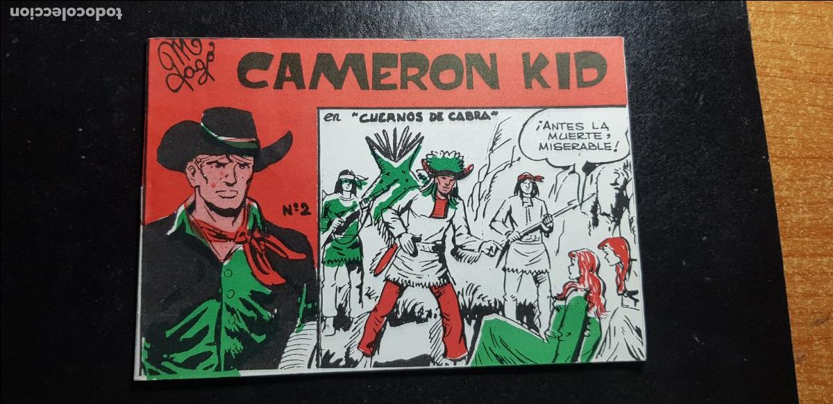 Tebeos: CAMERON KID N&ordm; 2 DE MANUEL GAGO EDICION FACSIMIL EDITORIAL GOGAR - Foto 1