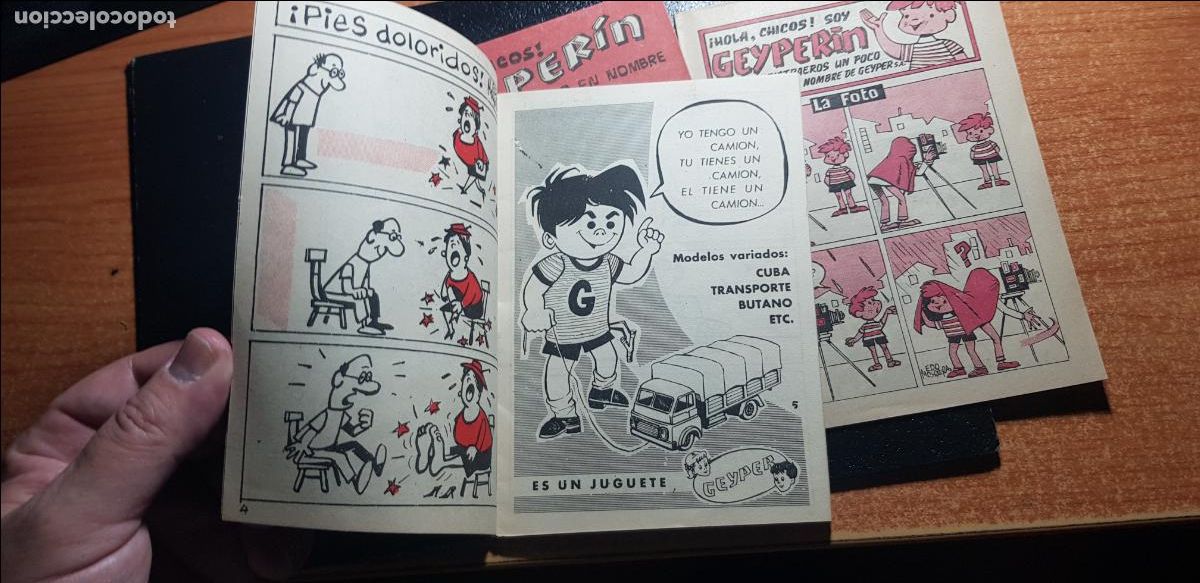 Tebeos: GEYPERIN COLECCION COMPLETA 3 NUMEROS OBSEQUIO DE JUGUETES GEYPER 1962 - Foto 3