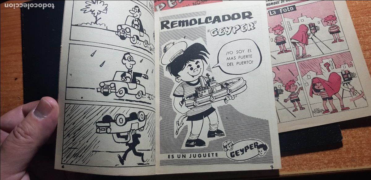 Tebeos: GEYPERIN COLECCION COMPLETA 3 NUMEROS OBSEQUIO DE JUGUETES GEYPER 1962 - Foto 4