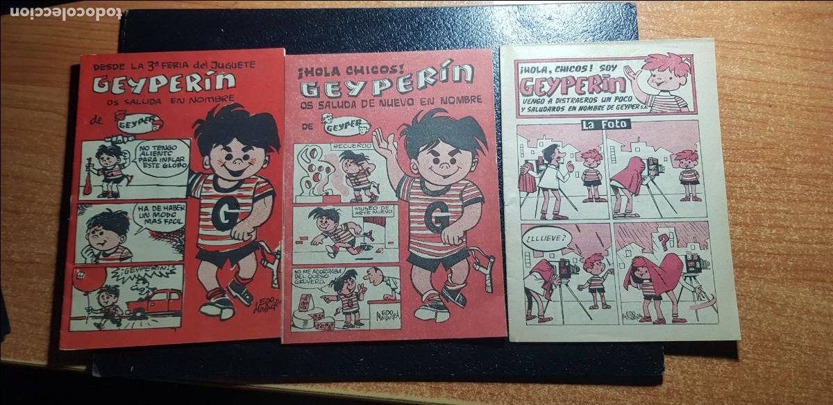 Tebeos: GEYPERIN COLECCION COMPLETA 3 NUMEROS OBSEQUIO DE JUGUETES GEYPER 1962 - Foto 1