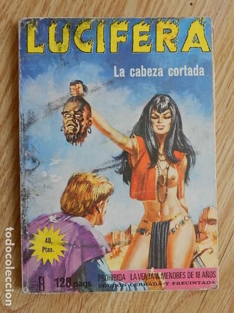 Tebeos: Lucifera 9 La cabeza cortada ELVIBERIA a&ntilde;o 1976 - Foto 1