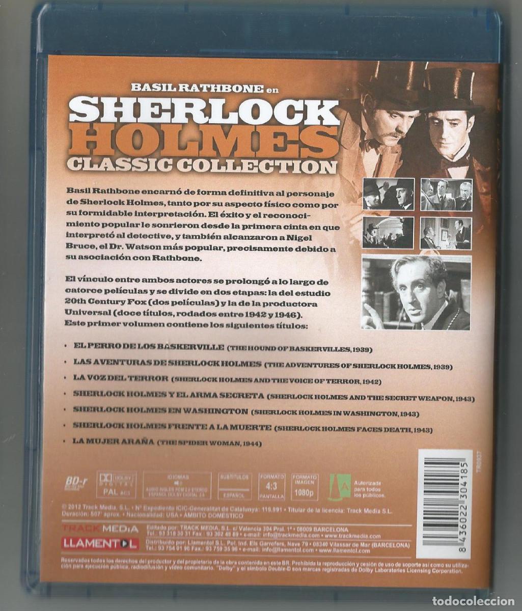 Tebeos: BLU-RAY DISC 2 DISCOS SHERLOCK HOLMES VOL.1 - Foto 2