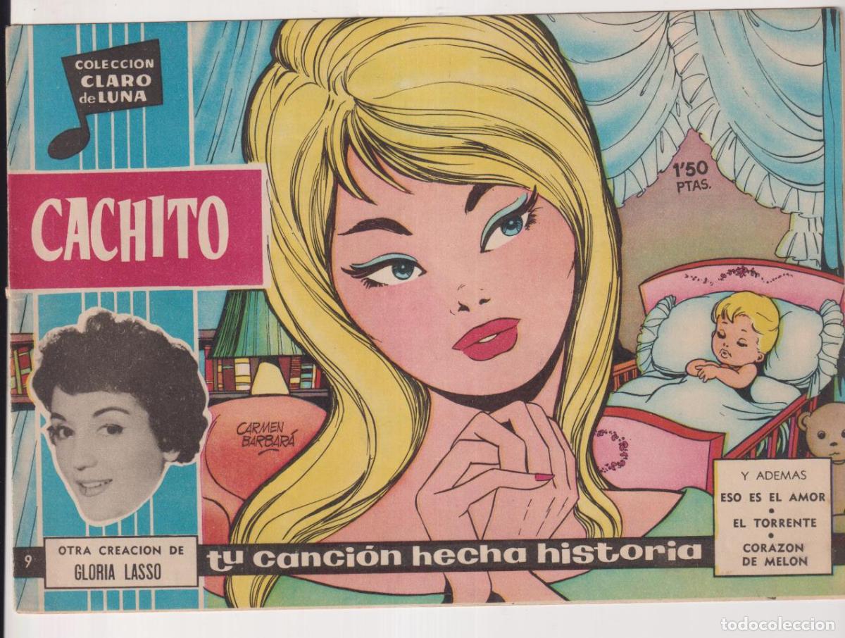 Tebeos: Claro de luna n&ordm; 9. Cachito. Gloria Lasso - Foto 1