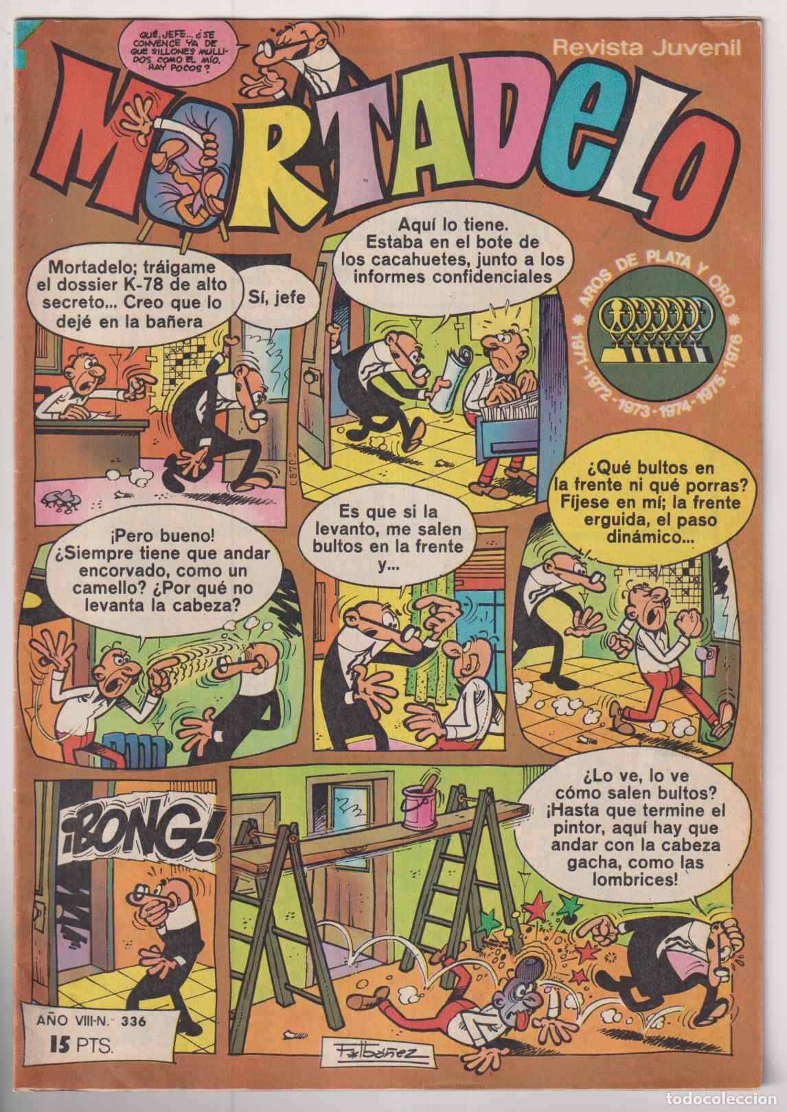 Tebeos: Mortadelo n&ordm; 336. Bruguera. IMPECABLE - Foto 1