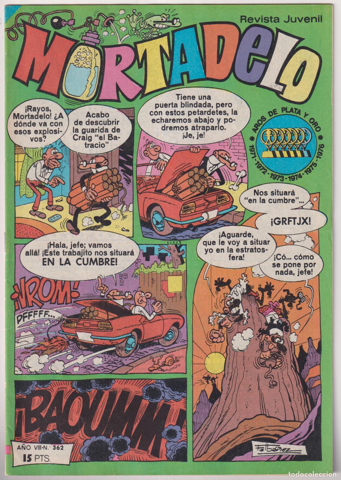 Tebeos: Mortadelo n&ordm; 362, Bruguera - Foto 1