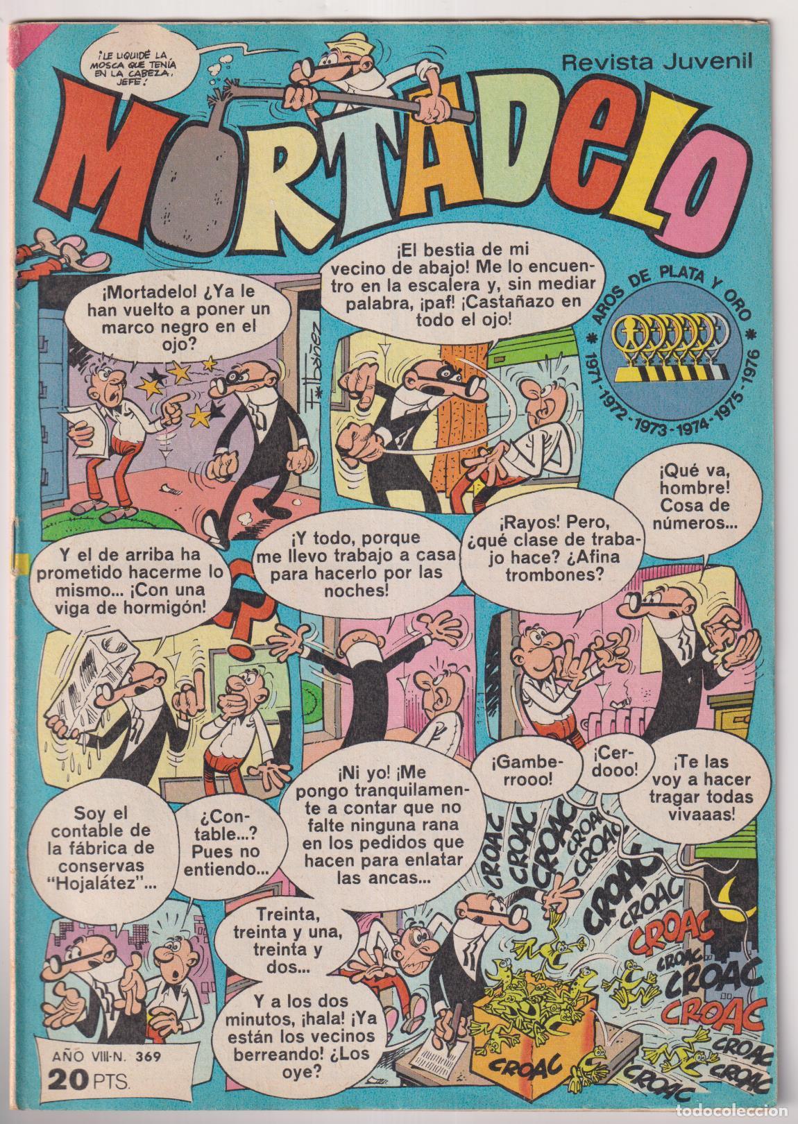 Tebeos: Mortadelo n&ordm; 369. Bruguera - Foto 1