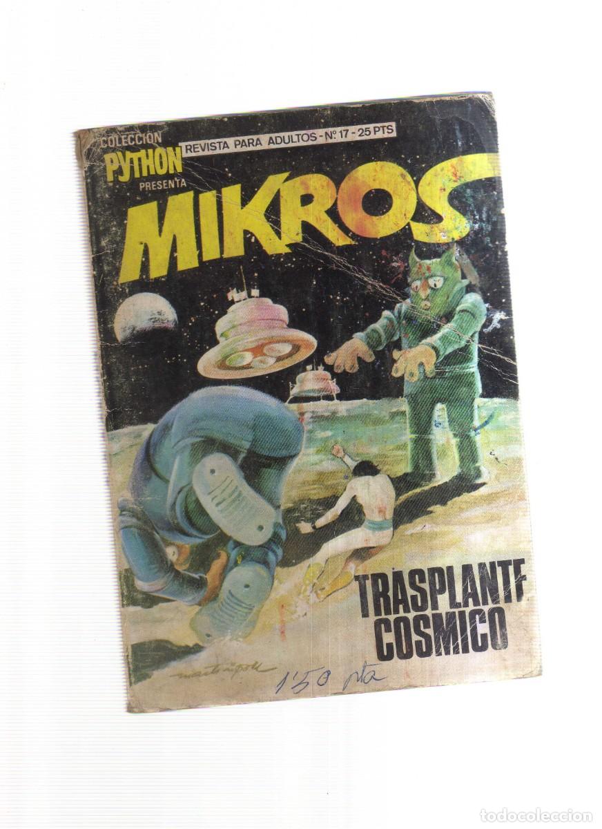 Tebeos: PYTHON TRASPLANTE COSMICO MIKROS - Foto 1