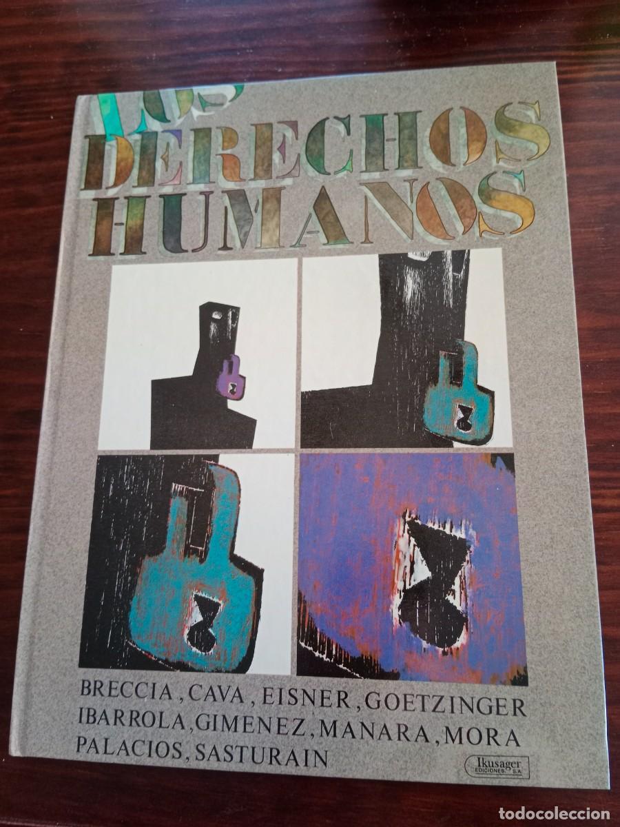 Tebeos: DERECHOS HUMANOS. BRECCIA, CAVA, EISNER, MORA, GIM&Eacute;NEZ PALACIOS,... IKUSAGER ED. - Foto 1