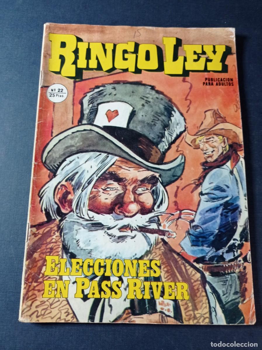 Tebeos: RINGO LEY N&ordm; 22. ELECCIONES EN PASS RIVER. EDICIONES ALONSO, 1979. VER ++++ - Foto 1