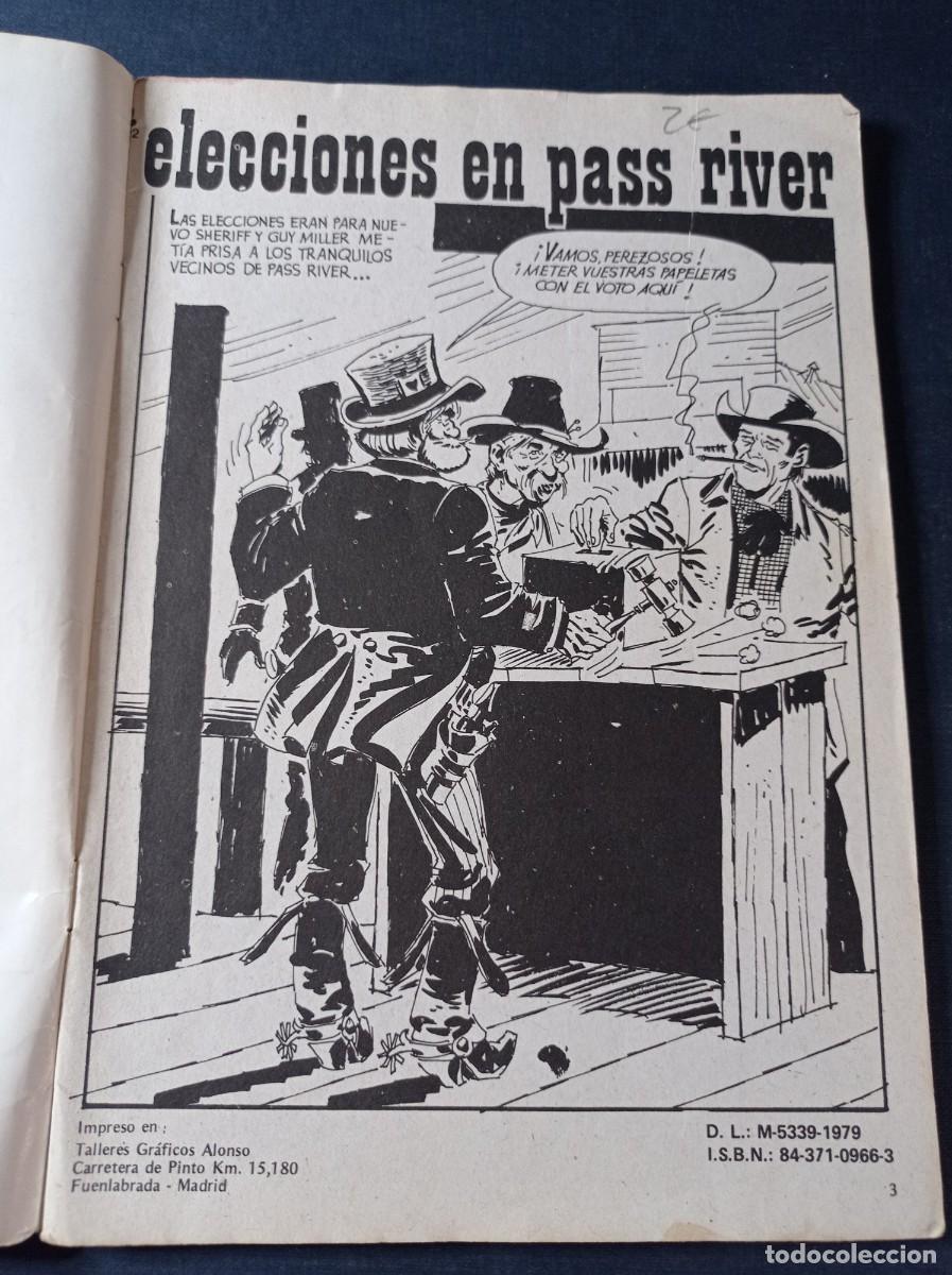 Tebeos: RINGO LEY N&ordm; 22. ELECCIONES EN PASS RIVER. EDICIONES ALONSO, 1979. VER ++++ - Foto 2