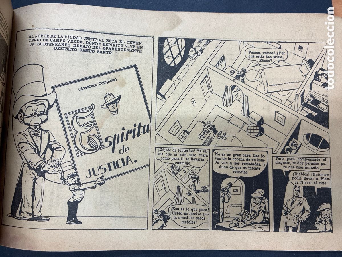 Tebeos: COMIC ORIGINAL ESPINACA CON POPEYE Y SPIRIT ETC - Foto 2