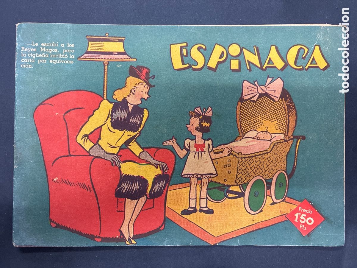 Tebeos: COMIC ORIGINAL ESPINACA CON POPEYE Y SPIRIT ETC - Foto 1