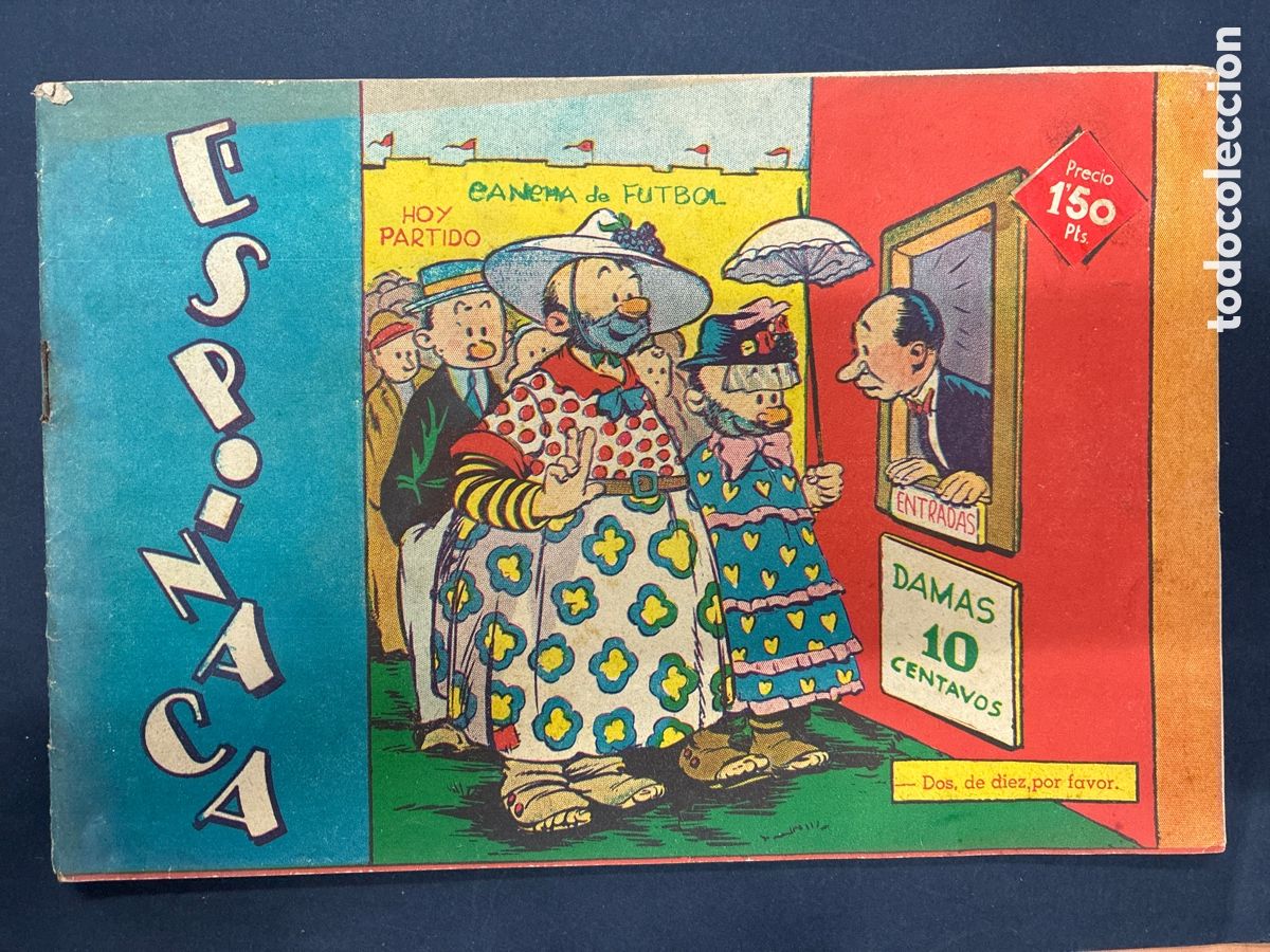 Tebeos: COMIC ORIGINAL ESPINACA CON POPEYE Y SPIRIT ETC - Foto 1