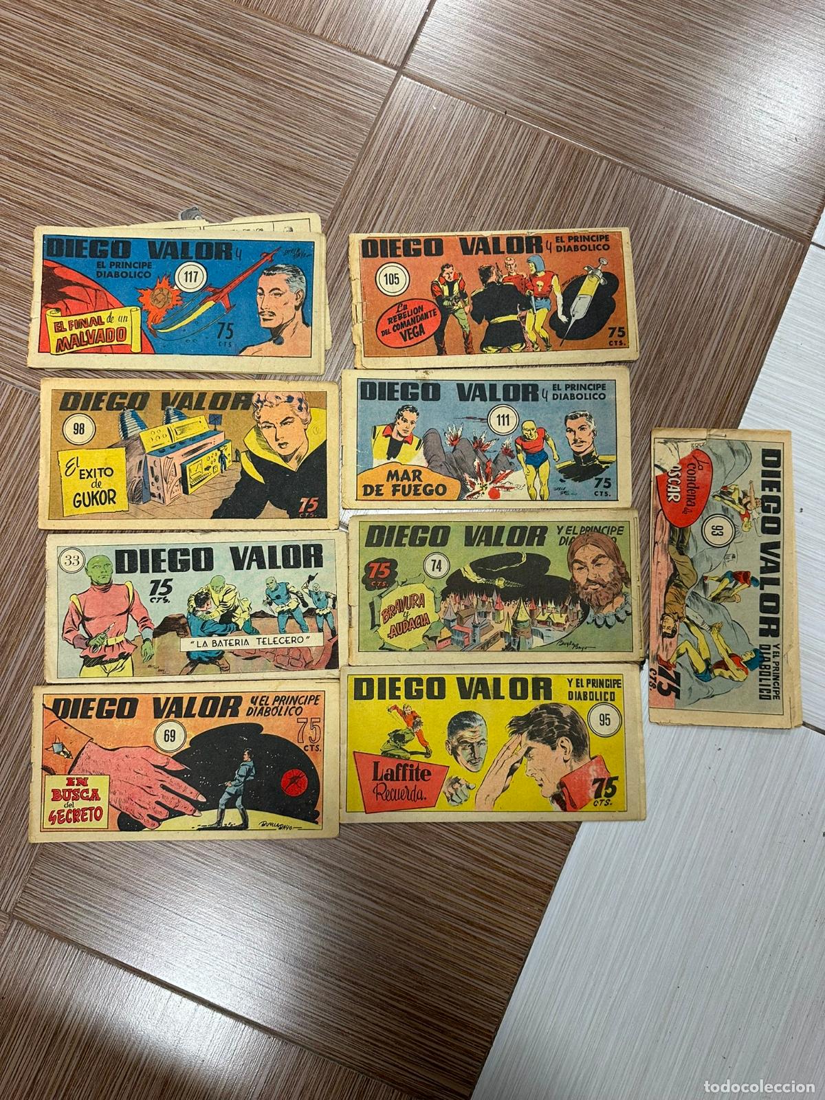Tebeos: Diego Valor lote con 10 originales - Foto 1