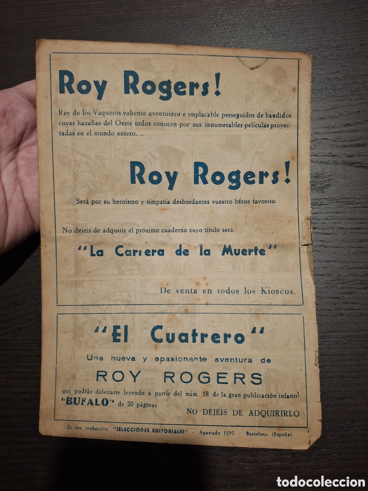 Tebeos: Comic - Roy Rogers - Al McKimson - Rey de los vaqueros - Serie oeste - Selecciones editoriales - Foto 2