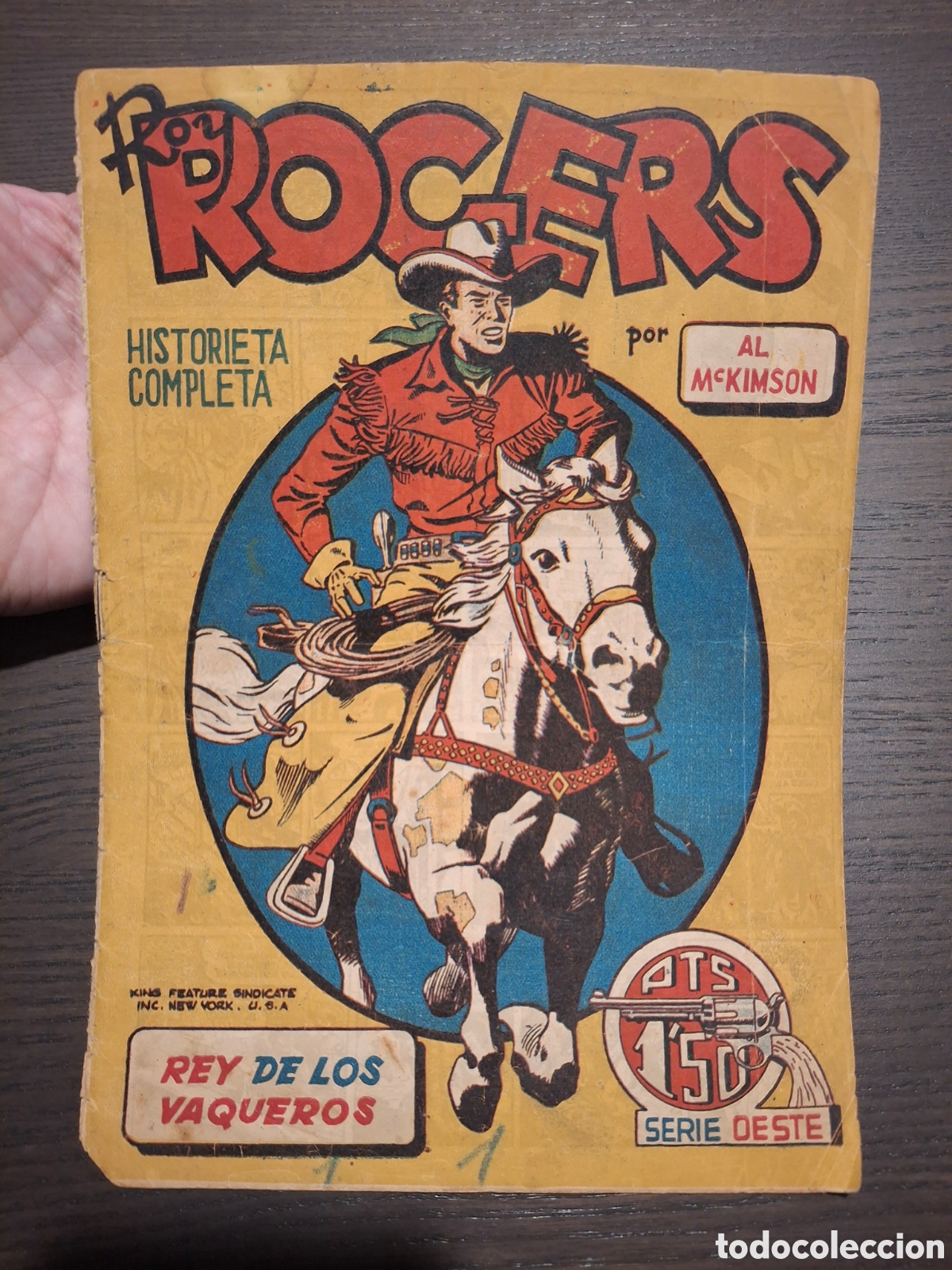 Tebeos: Comic - Roy Rogers - Al McKimson - Rey de los vaqueros - Serie oeste - Selecciones editoriales - Foto 1