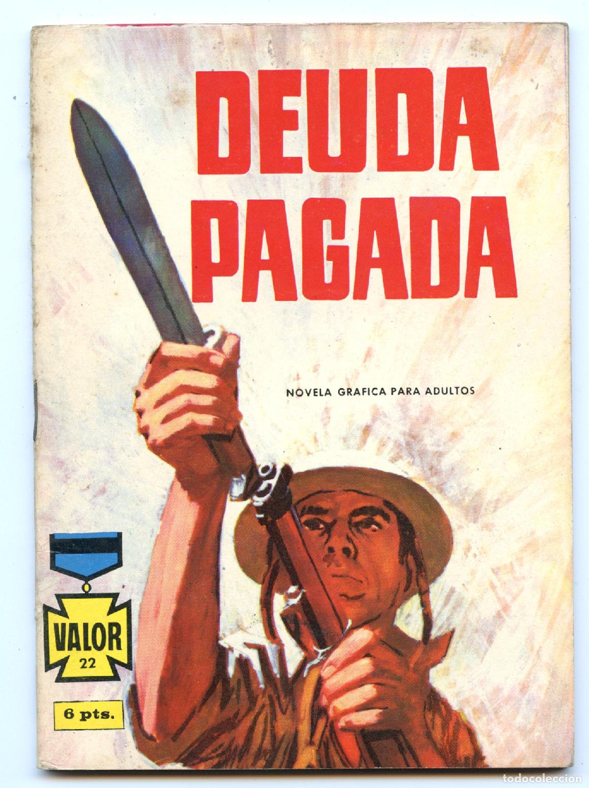 Tebeos: VALOR n.22 DEUDA PAGADA (SEMIC ESPA&Ntilde;OLA DE EDICIONES, 1965) - Foto 1