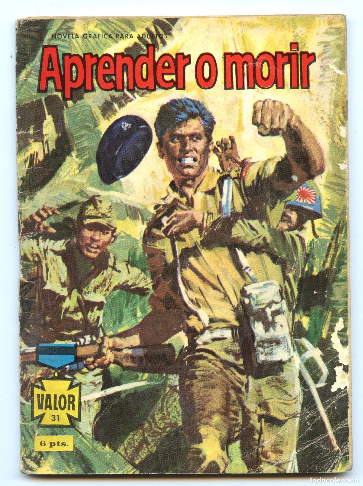 Tebeos: VALOR n.31 APRENDER O MORIR (SEMIC ESPA&Ntilde;OLA DE EDICIONES, 1965) - Foto 1