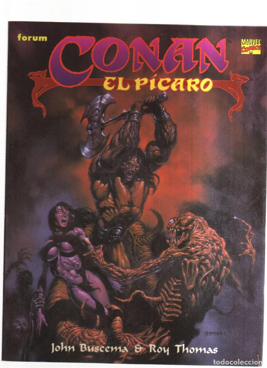 Tebeos: CONAN EL PICARO FORUM JOHN BUSCEMA Y ROY THOMAS - Foto 1