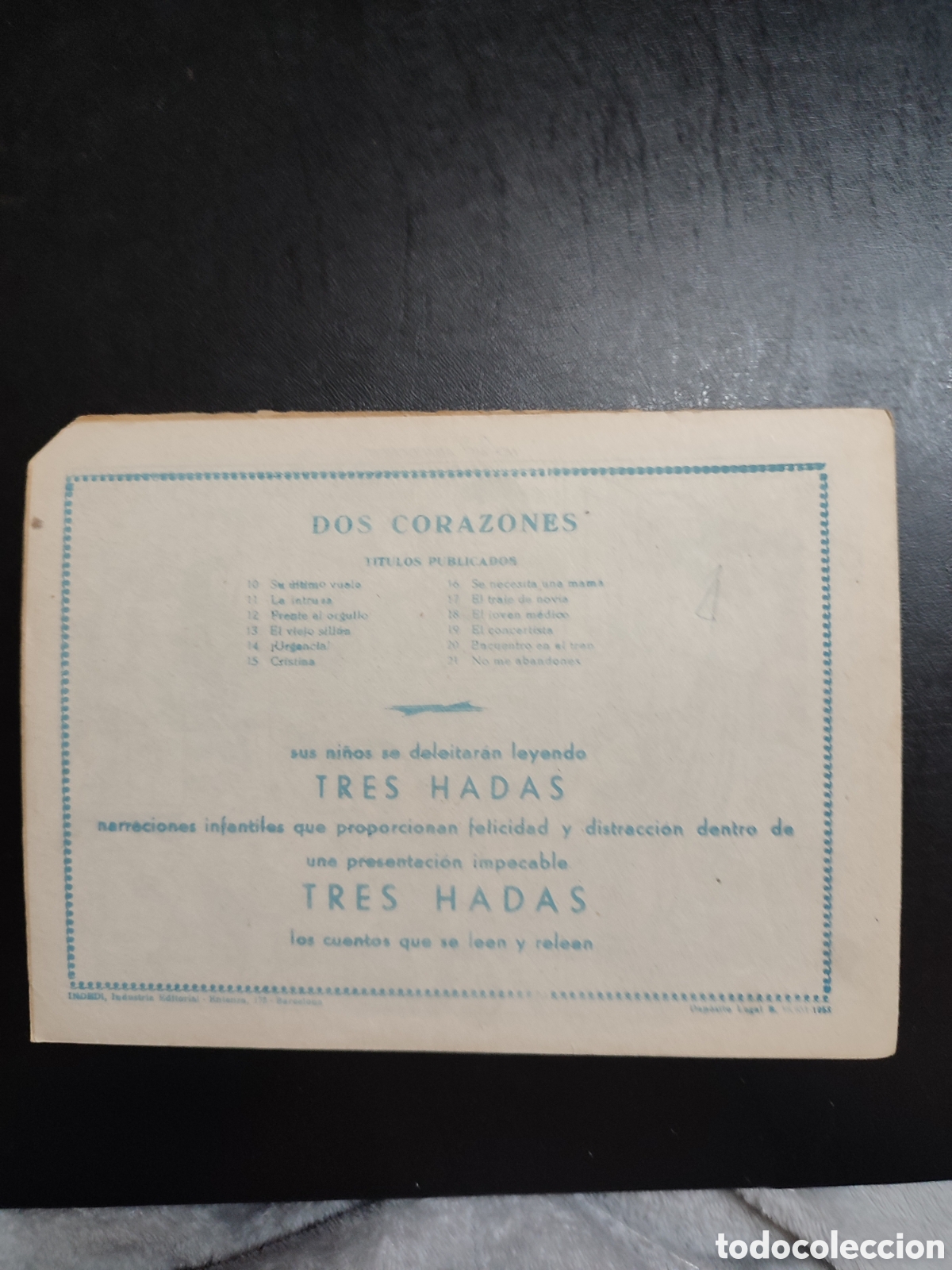 Tebeos: Colecci&oacute;n dos corazones n&uacute;m 21 - Foto 2