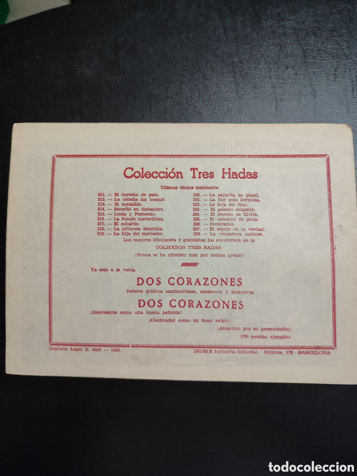 Tebeos: TEBEO - COLECCION TRES HADAS- N&ordm; 228 - Foto 2