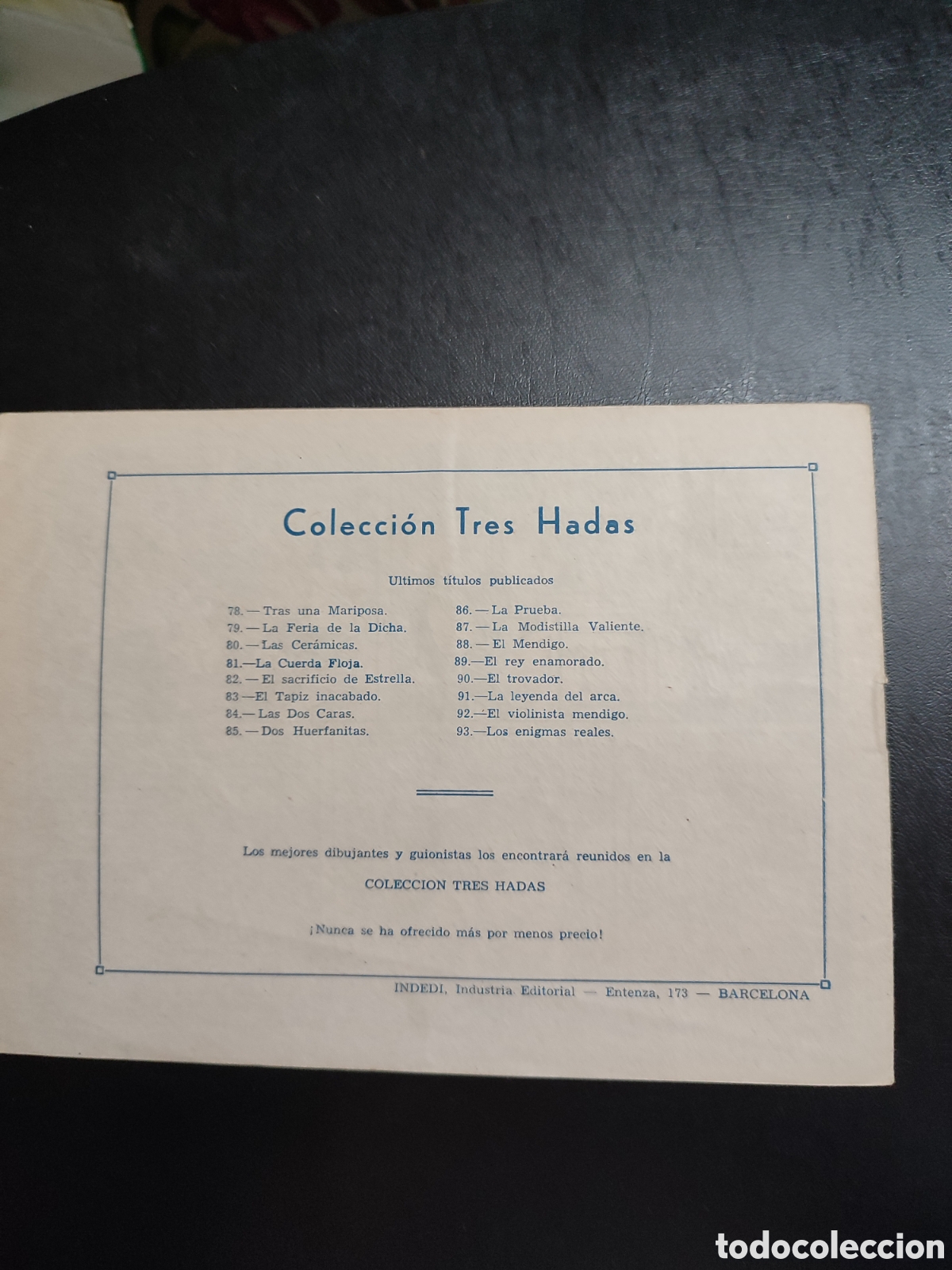 Tebeos: TEBEO - COLECCION TRES HADAS- N&ordm; 93 - Foto 2