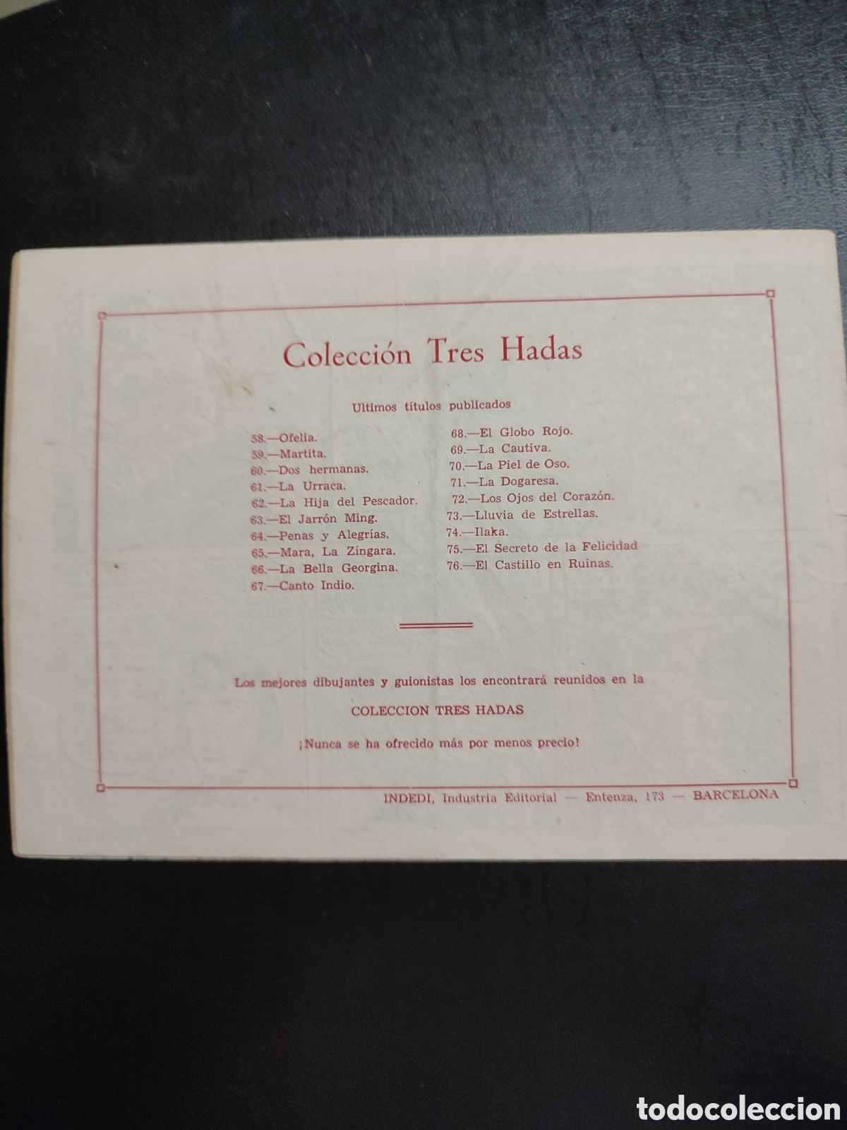 Tebeos: TEBEO - COLECCION TRES HADAS- N&ordm; 76 - Foto 2
