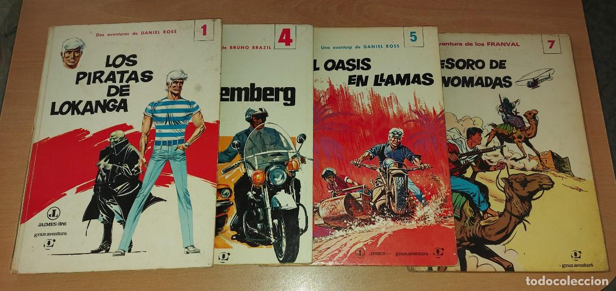 4 comics gran aventura Jaimes 1 4 5 7 Daniel Ross Bruno Brazil Franval