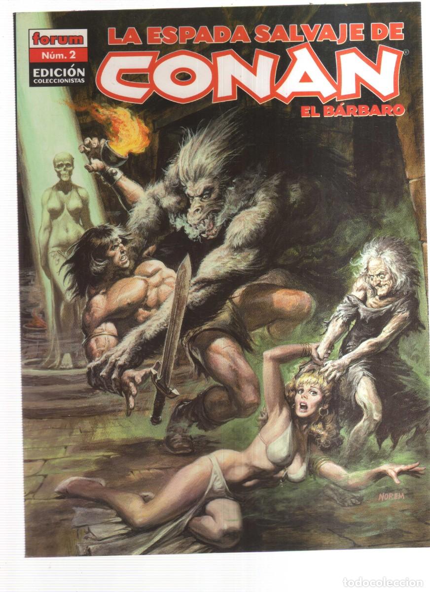 Tebeos: CONAN LA ESPADA SALVAJE CONAN EL BARBARO N,2 FORUM - Foto 1