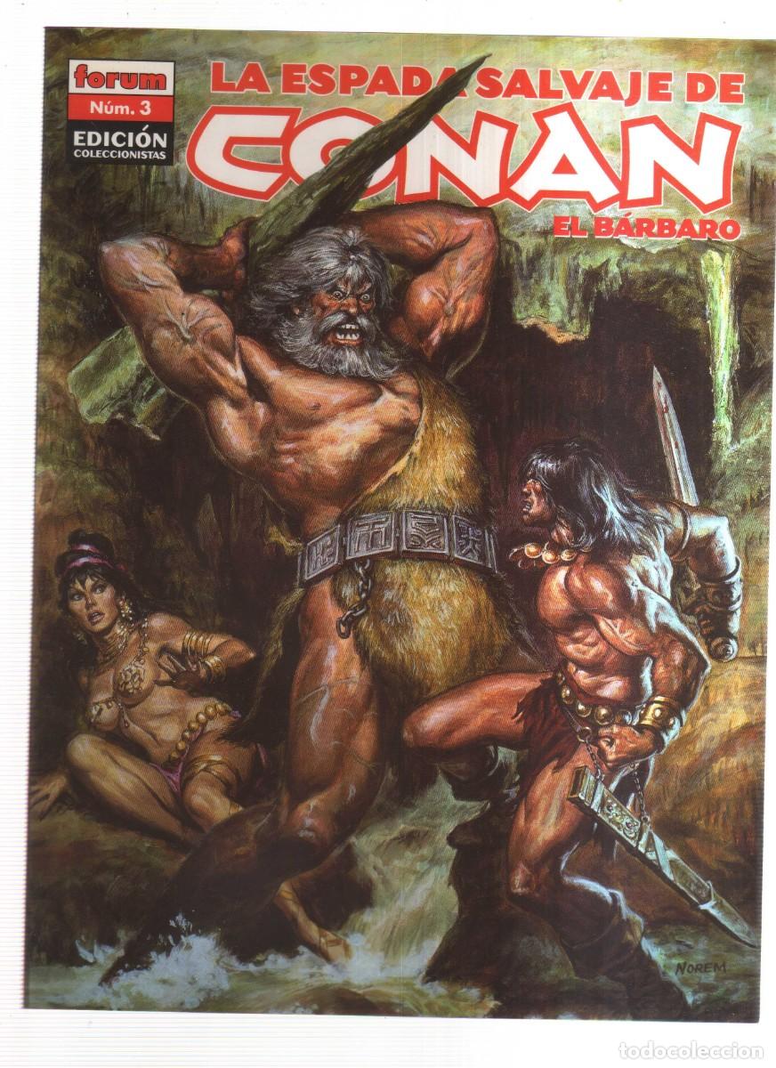 Tebeos: CONAN LA ESPADA SALVAJE CONAN EL BARBARO N,3 FORUM - Foto 1