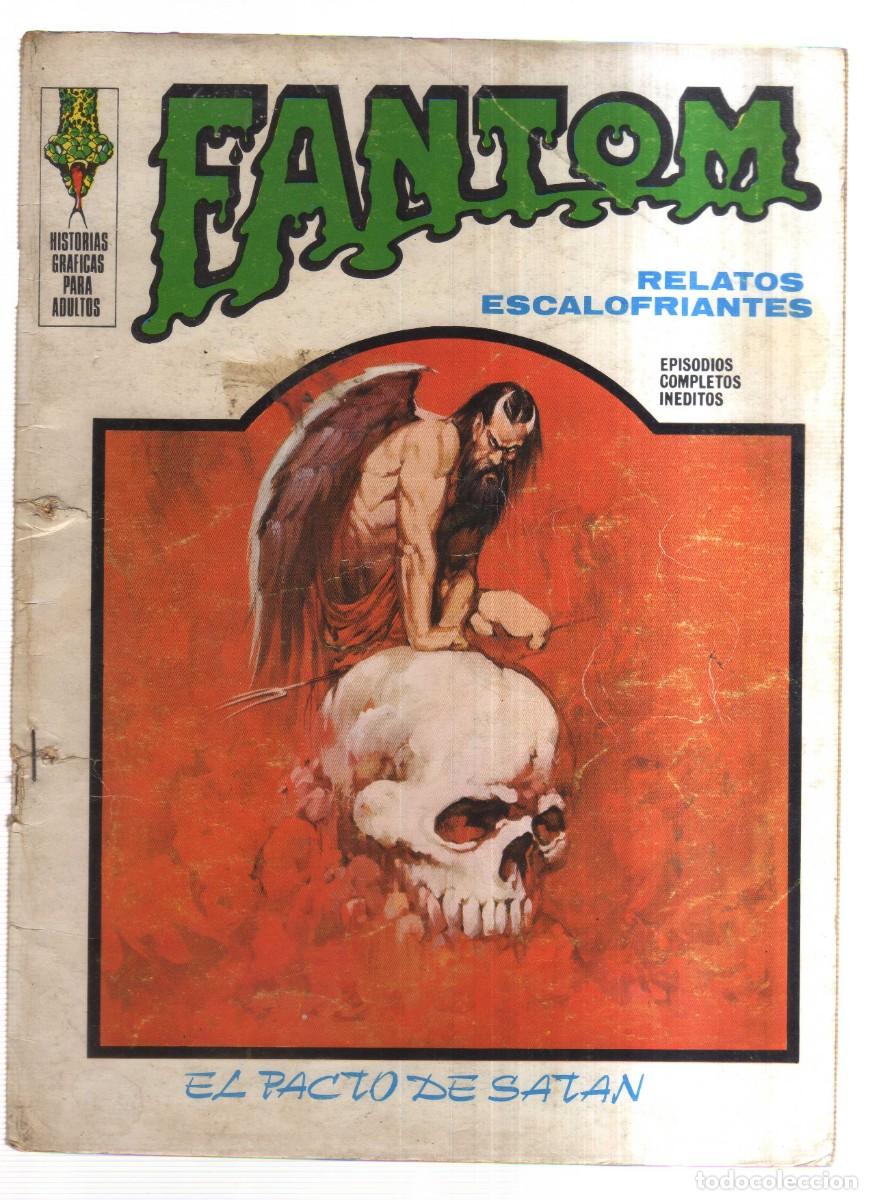 Tebeos: FANTOM RELATOS ESCALOFRIANTES EL PACTO DE SATAN - Foto 1