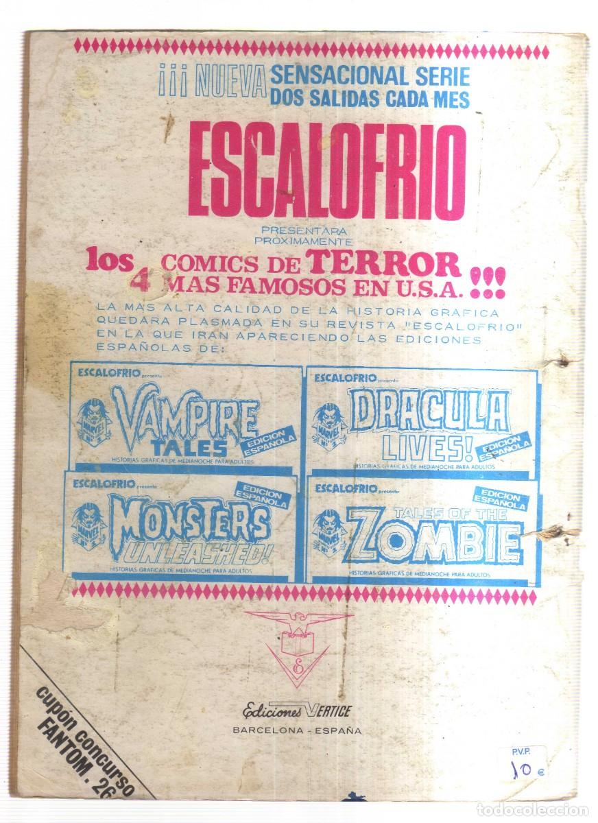 Tebeos: FANTOM RELATOS ESCALOFRIANTES EL PACTO DE SATAN - Foto 2
