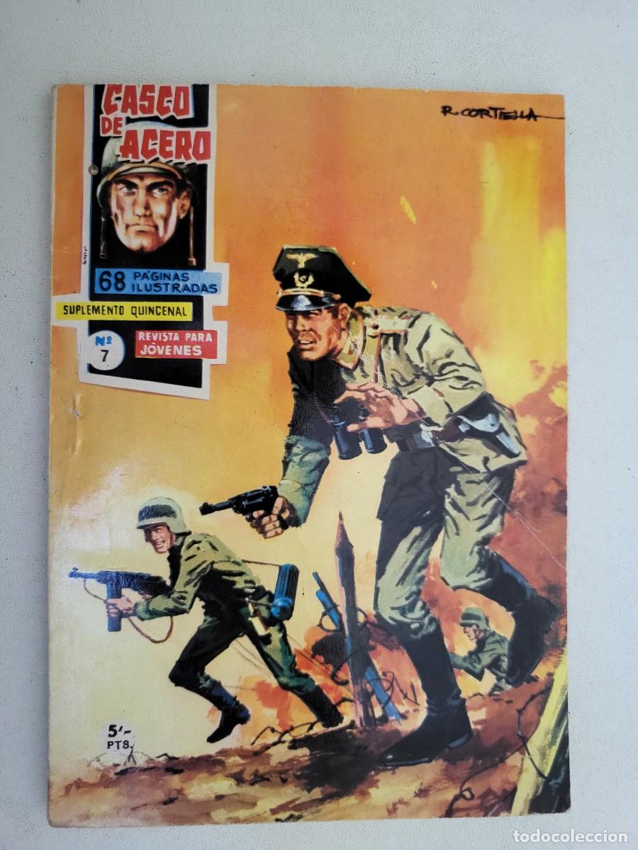 Tebeos: Casco de acero, N.&ordm; 7, Ediciones Manhattan. - Foto 1