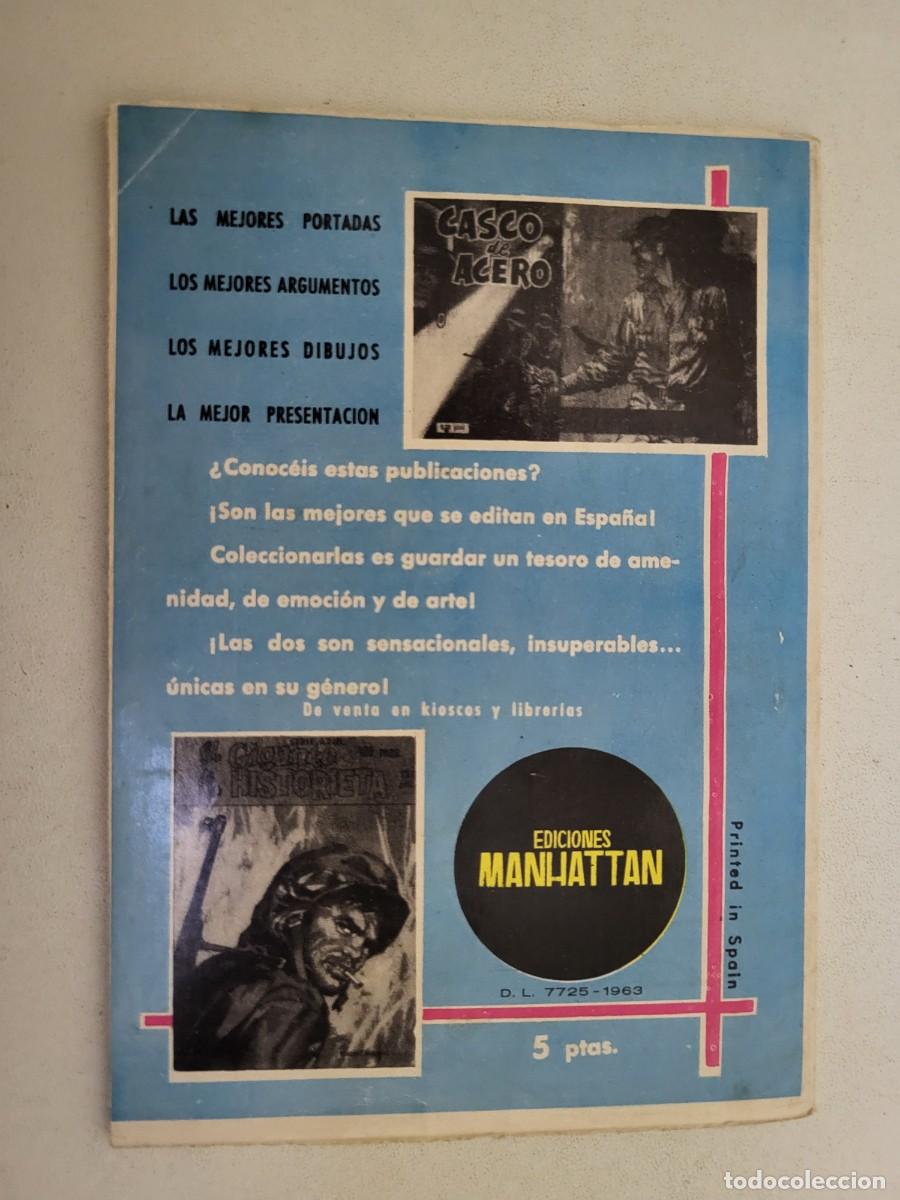 Tebeos: Casco de acero, N.&ordm; 8, Ediciones Manhattan. - Foto 2