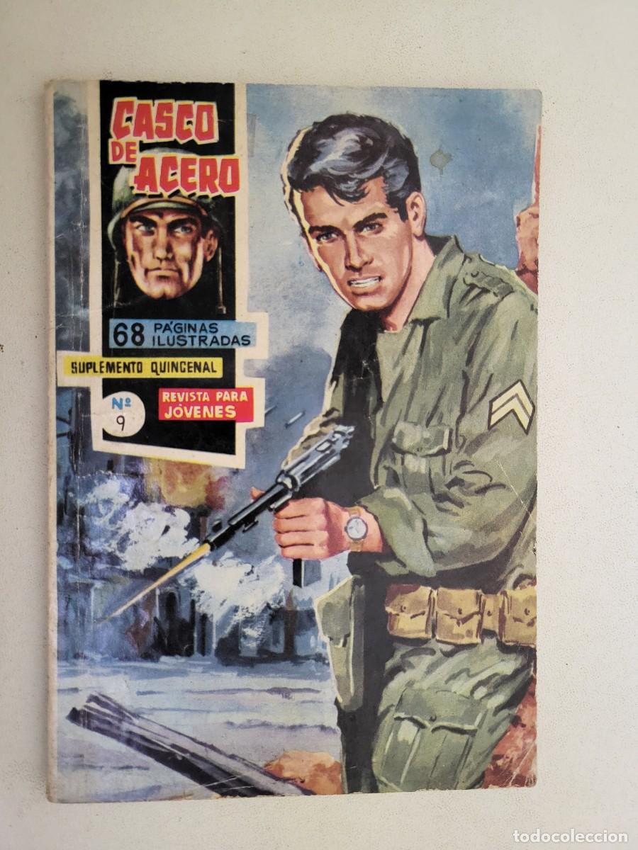 Tebeos: Casco de acero, N.&ordm; 9, Ediciones Manhattan. - Foto 1