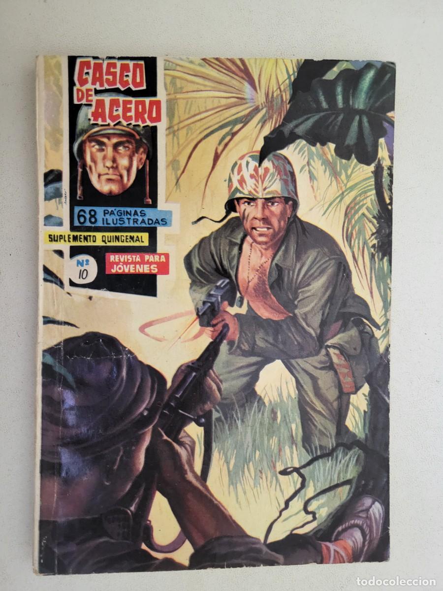 Tebeos: Casco de acero, N.&ordm; 10, Ediciones Manhattan. - Foto 1