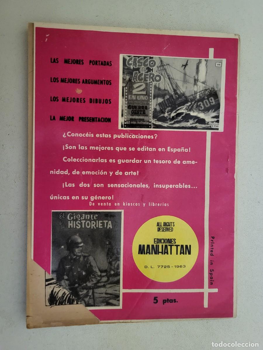 Tebeos: Casco de acero, N.&ordm; 11, Ediciones Manhattan. - Foto 2