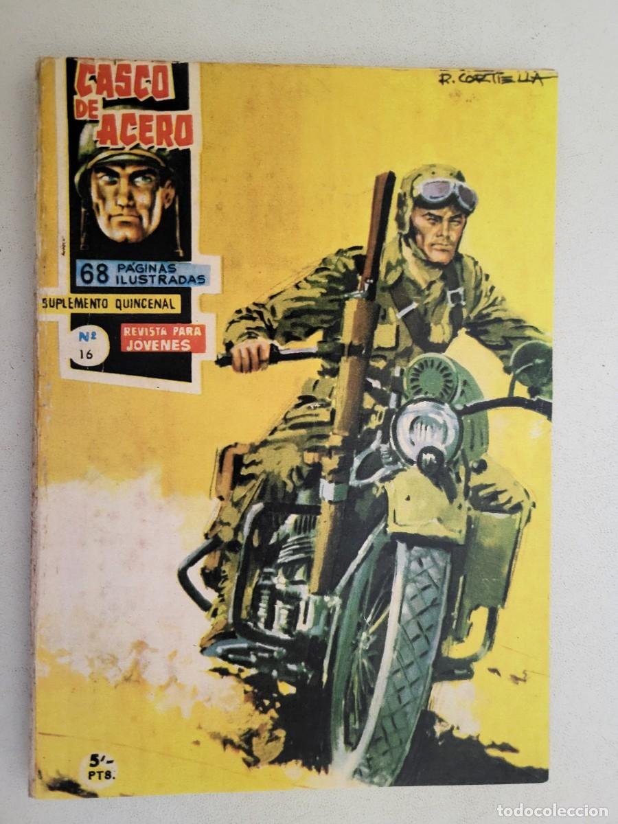 Tebeos: Casco de acero, N.&ordm; 16, Ediciones Manhattan. - Foto 1