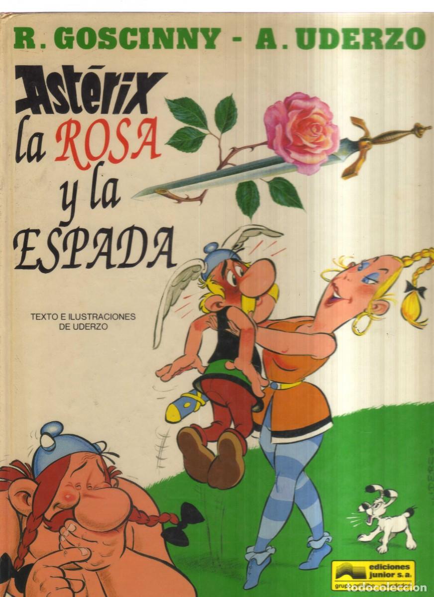 Tebeos: ASTERIX LA ROSA Y LA ESPADA EDICIONES JUNIOR - Foto 1