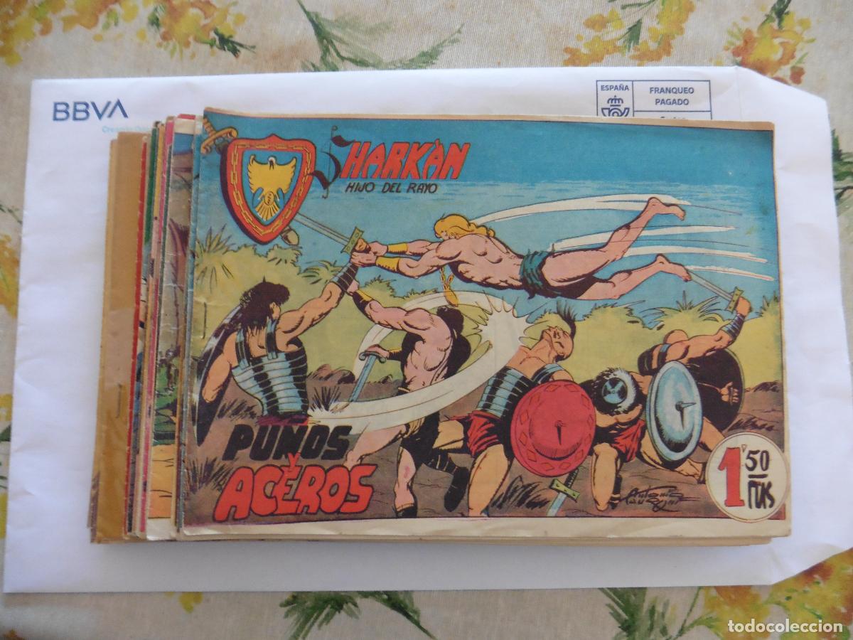 Tebeos: SHARKAN COMPLETA ACROPOLIS 32 CUADERNILLOS ORIGINAL - Foto 3