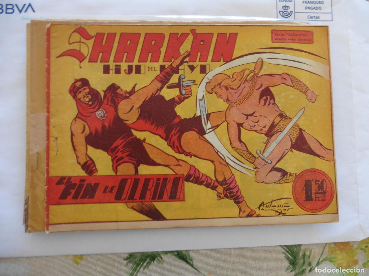Tebeos: SHARKAN COMPLETA ACROPOLIS 32 CUADERNILLOS ORIGINAL - Foto 21